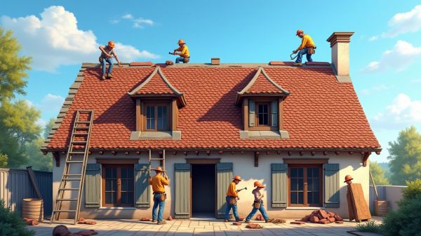 Optimiser la rénovation de toiture avec des artisans à Amilly